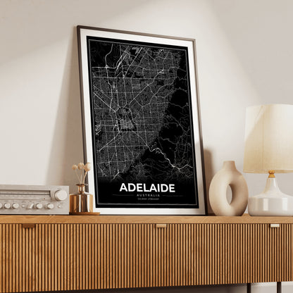 Adelaide Modern Map Poster