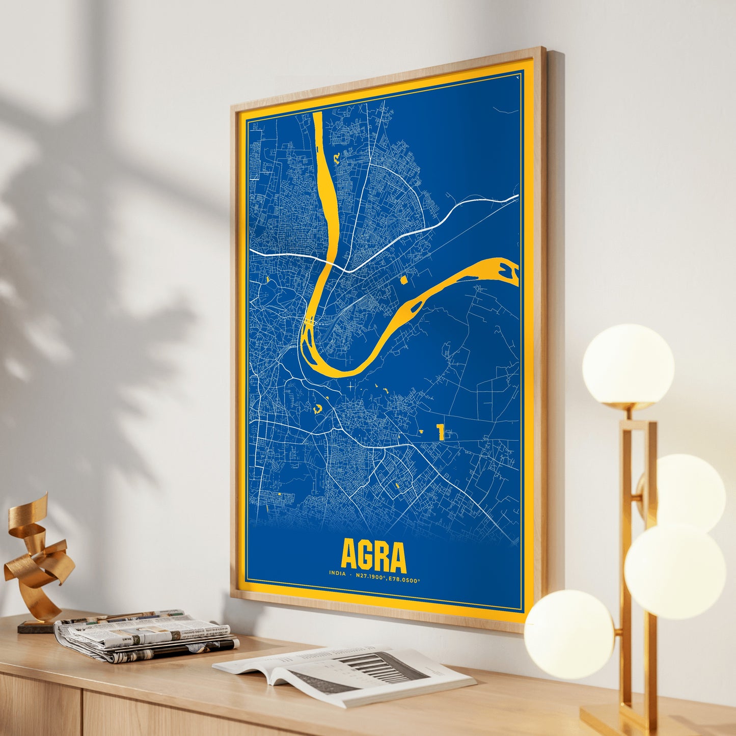 Agra Blockbuster Map Poster