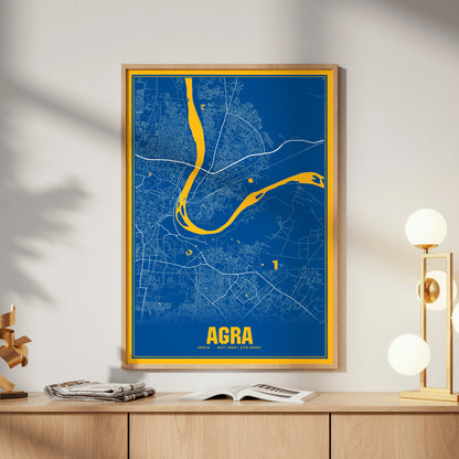 Agra Blockbuster Map Poster