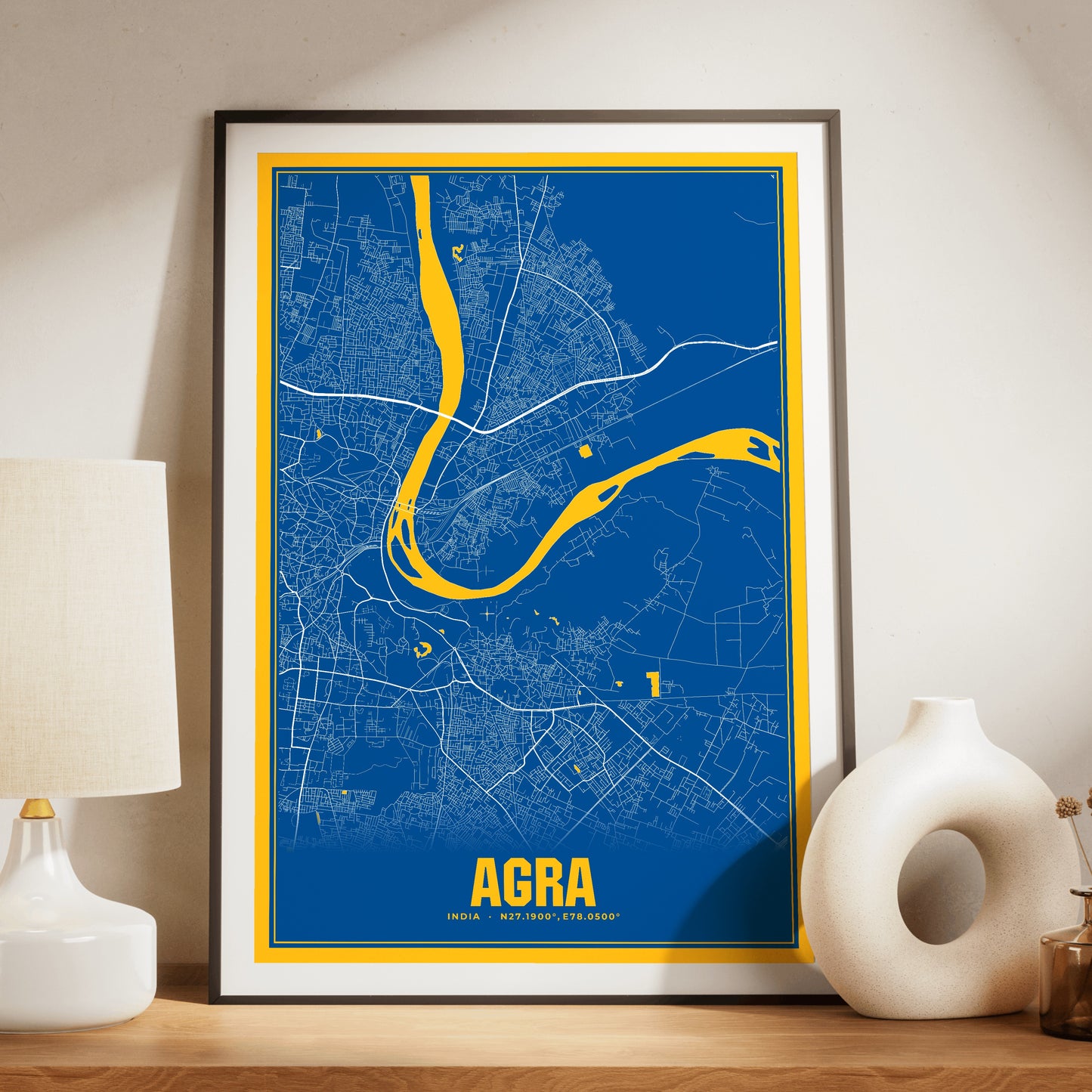 Agra Blockbuster Map Poster