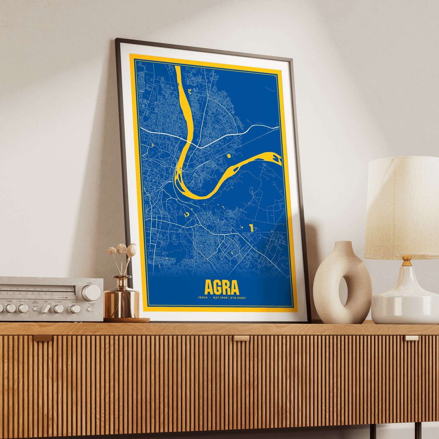 Agra Blockbuster Map Poster