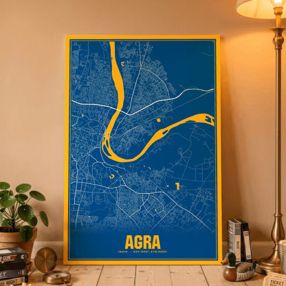 Agra Blockbuster Map Poster