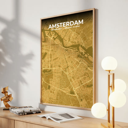 Amsterdam Forge Map Poster