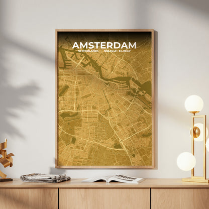 Amsterdam Forge Map Poster