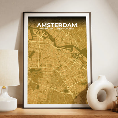Amsterdam Forge Map Poster