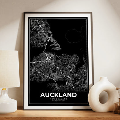Auckland Modern Map Poster