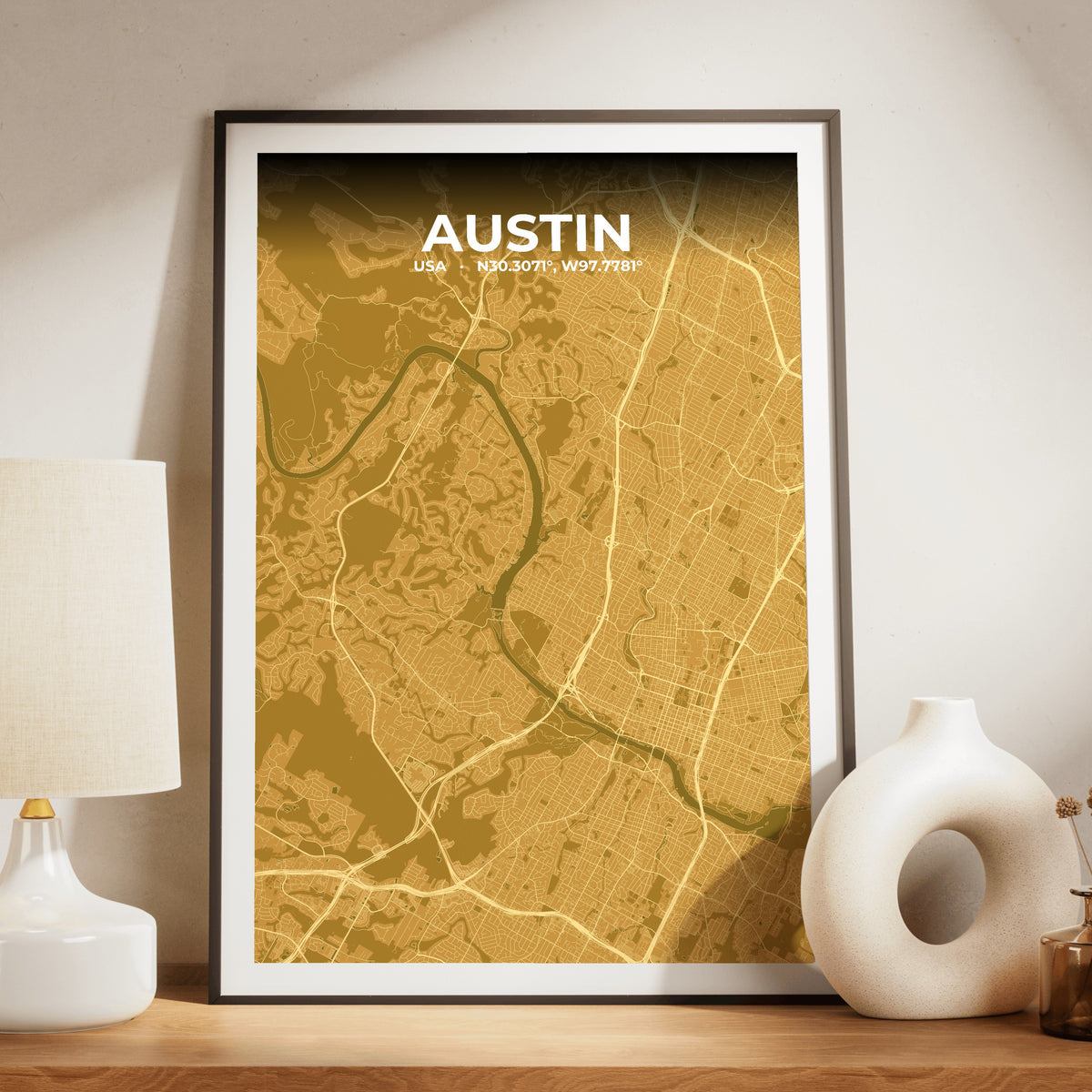 Austin Forge Map Poster