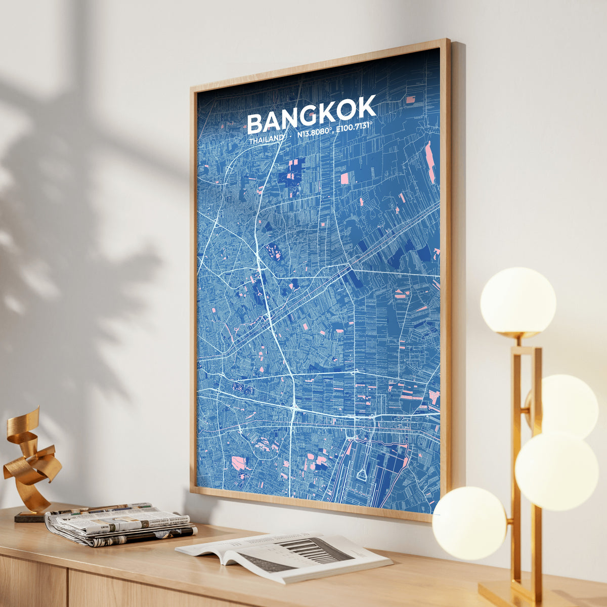 Bangkok Candy Map Poster