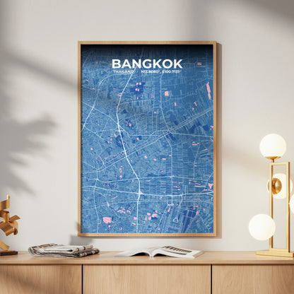 Bangkok Candy Map Poster
