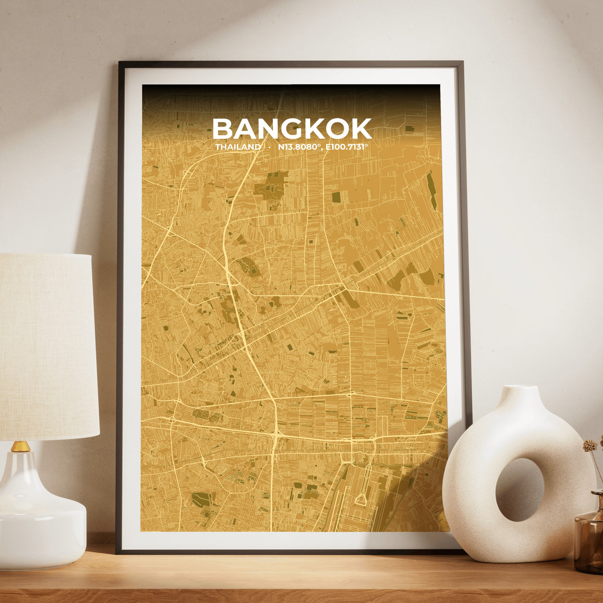 Bangkok Forge Map Poster