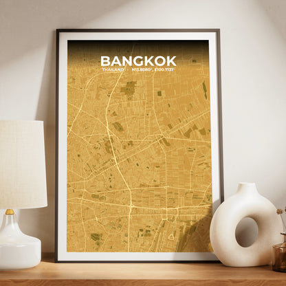 Bangkok Forge Map Poster