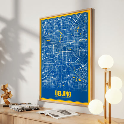 Beijing Blockbuster Map Poster