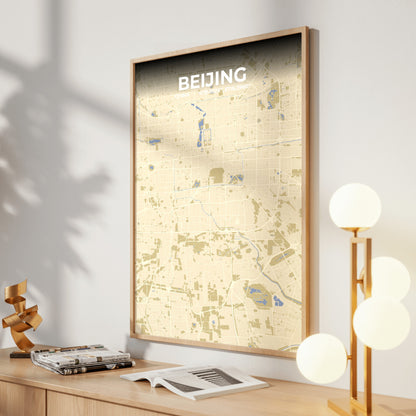 Beijing Barn Map Poster