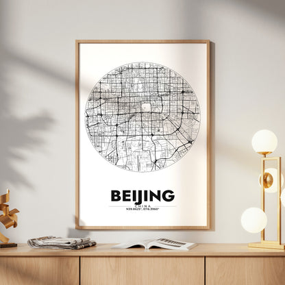 Beijing Spot Map Poster