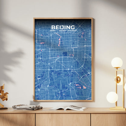 Beijing Candy Map Poster