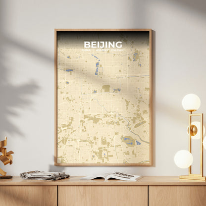 Beijing Barn Map Poster