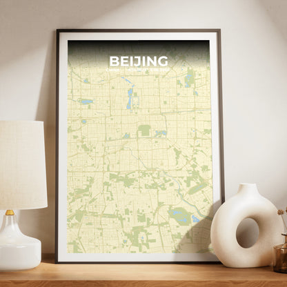 Beijing Drift Map Poster