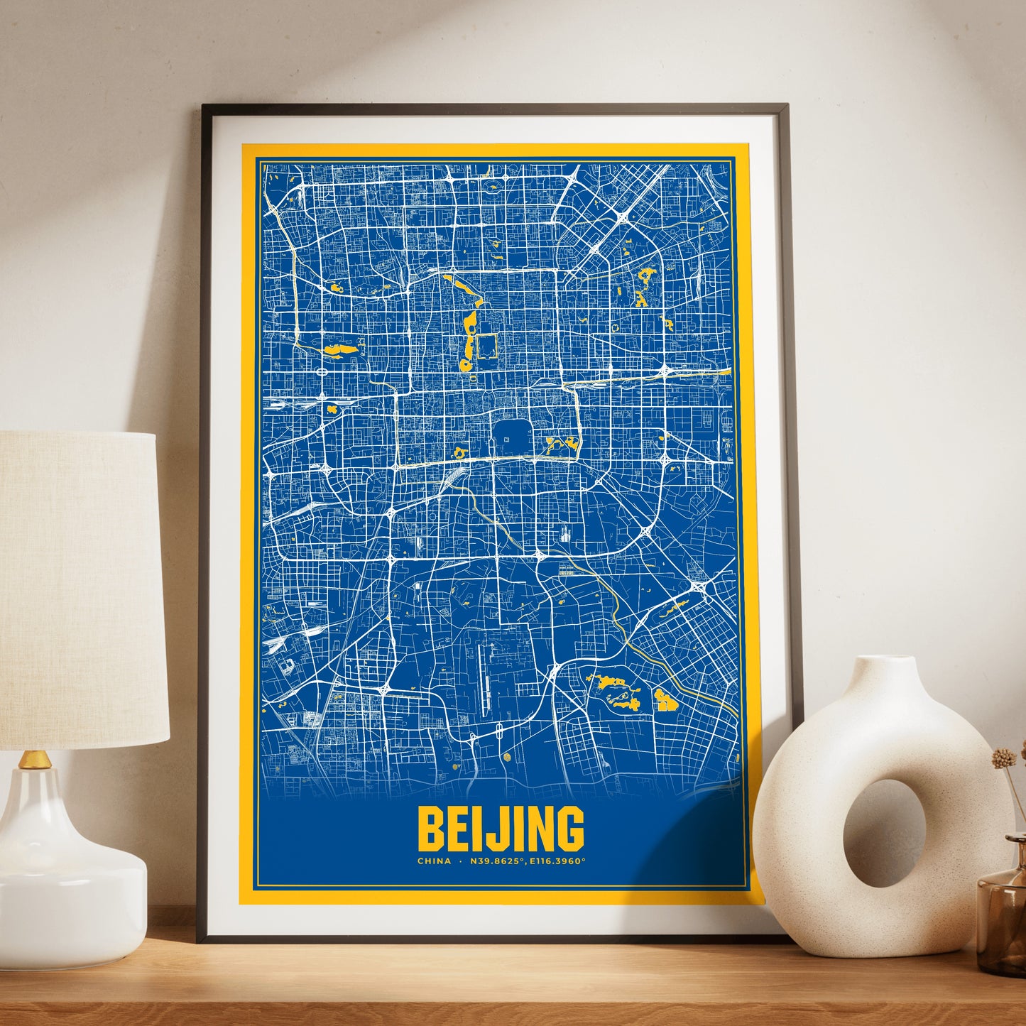Beijing Blockbuster Map Poster