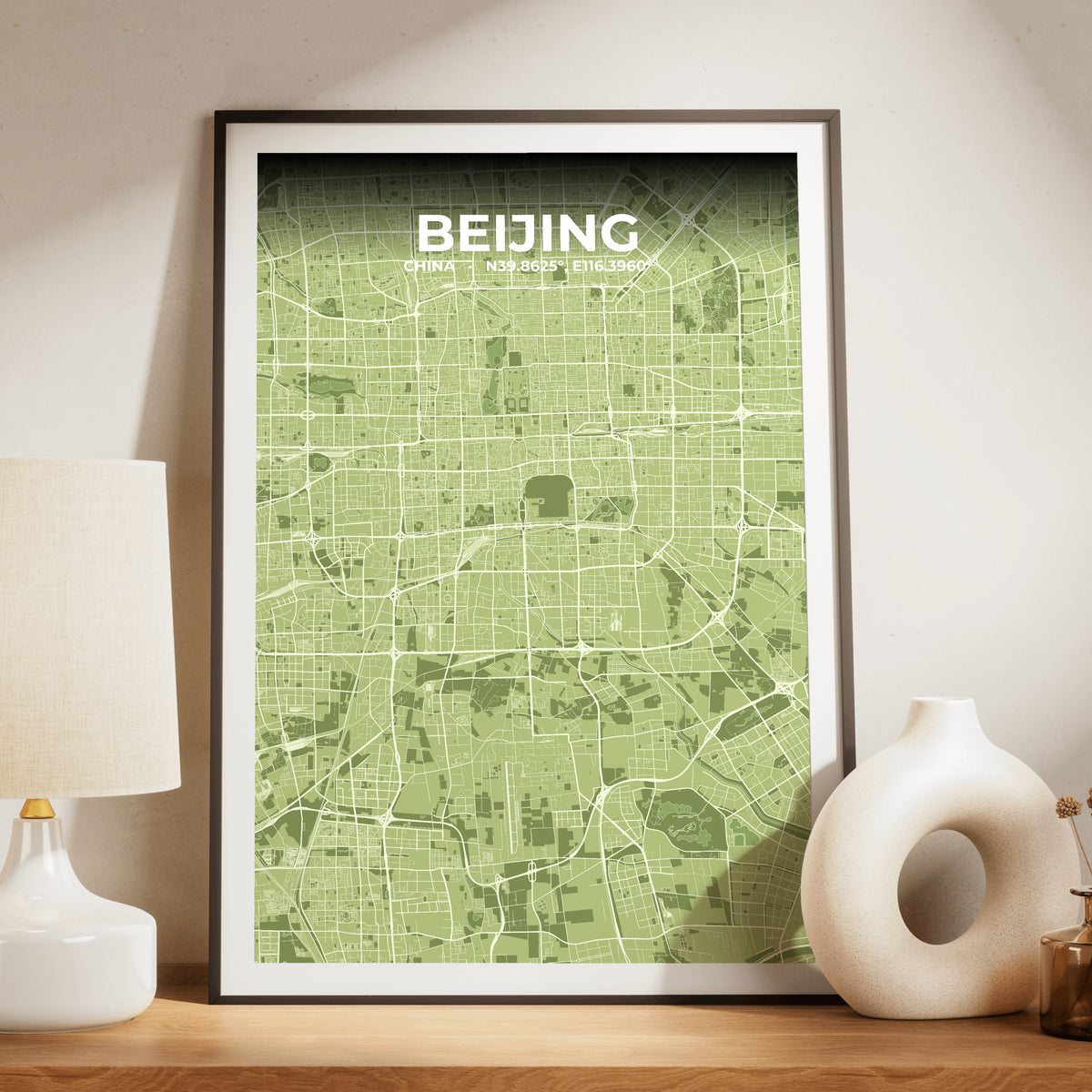 Beijing Grove Map Poster