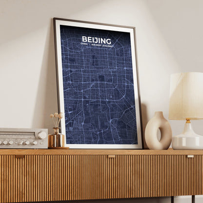 Beijing Tide Map Poster