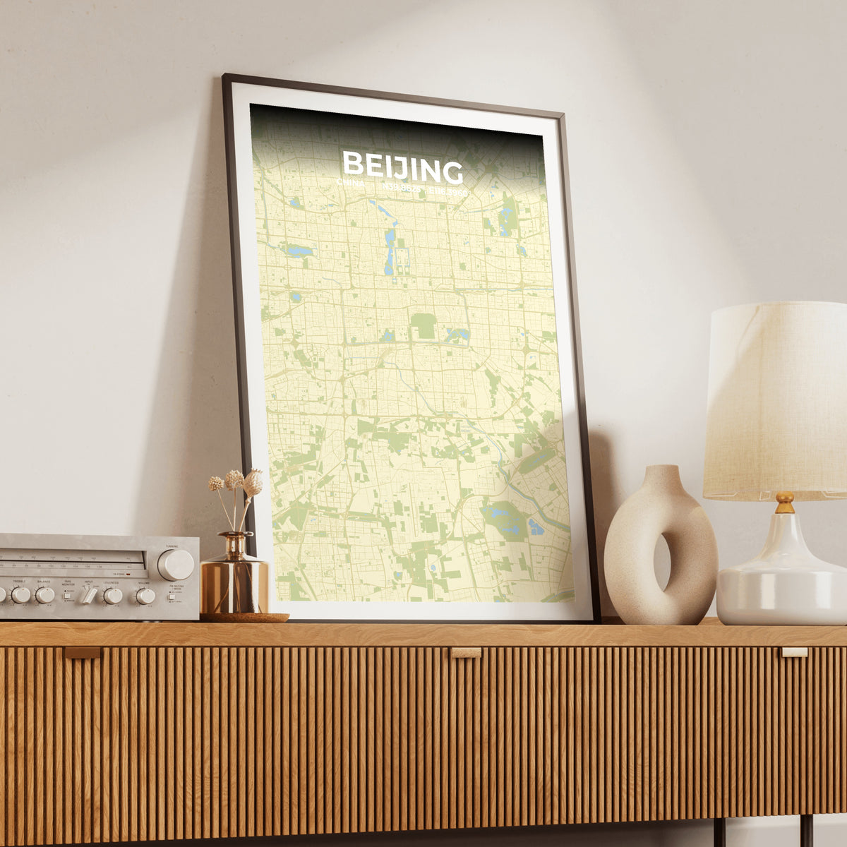 Beijing Drift Map Poster