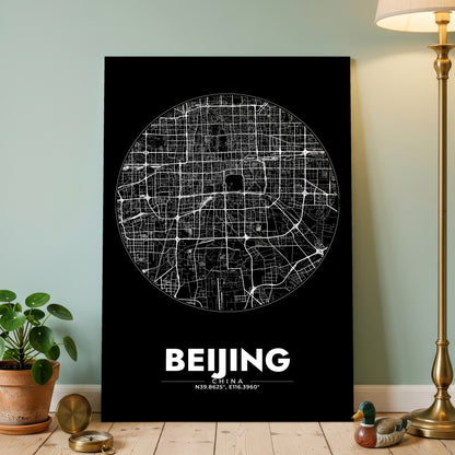 Beijing Spot Map Poster
