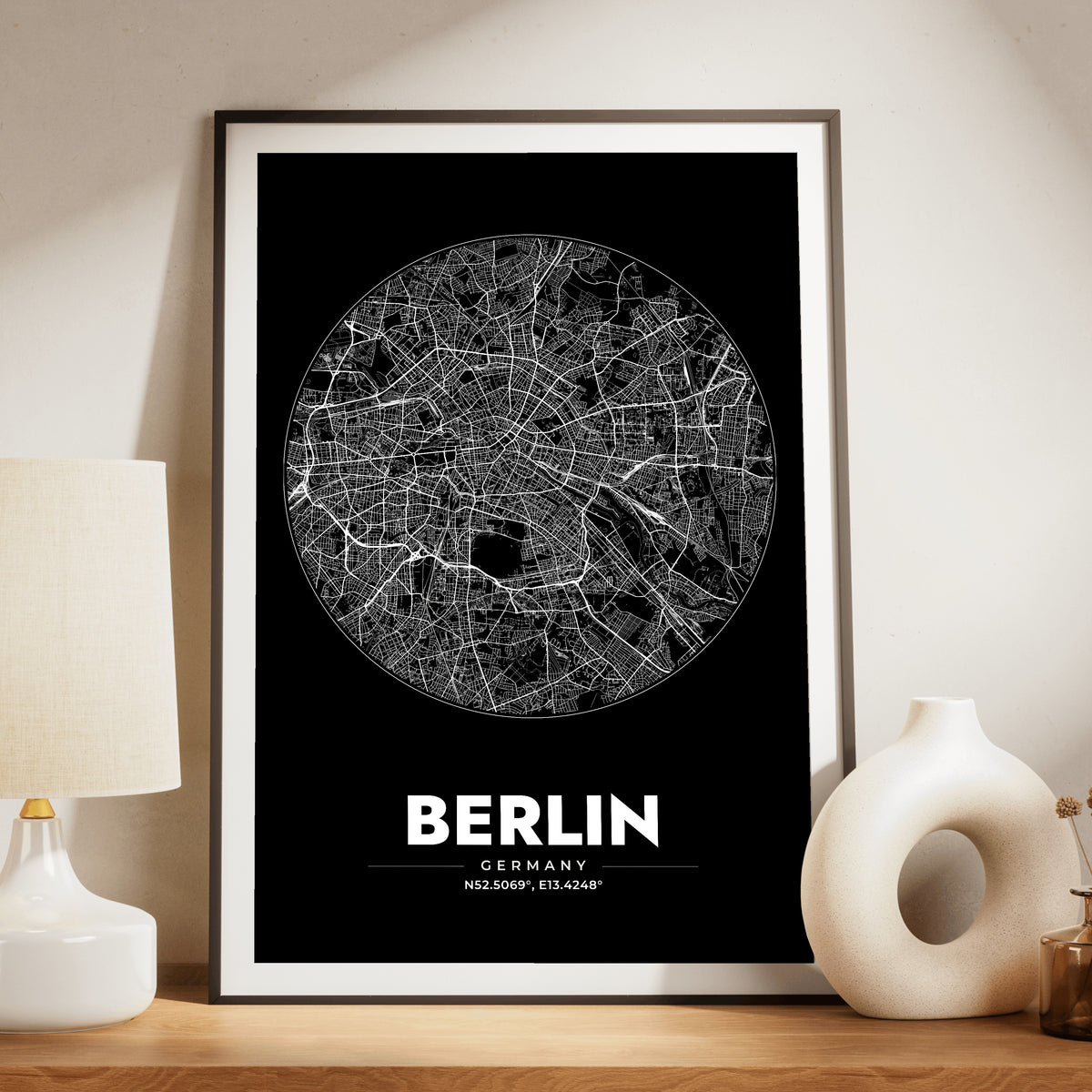 Berlin Spot Map Poster