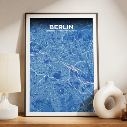 Berlin Candy Map Poster