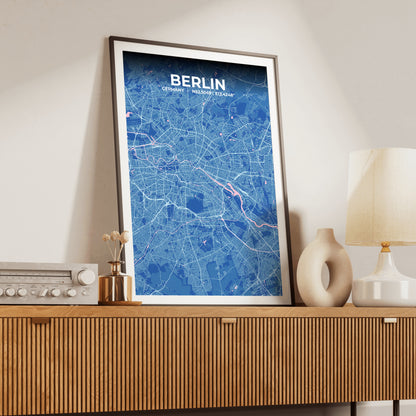Berlin Candy Map Poster