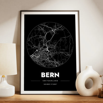 Bern Spot Map Poster