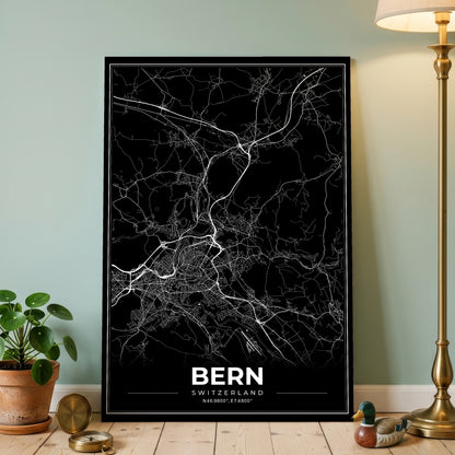 Bern Modern Map Poster