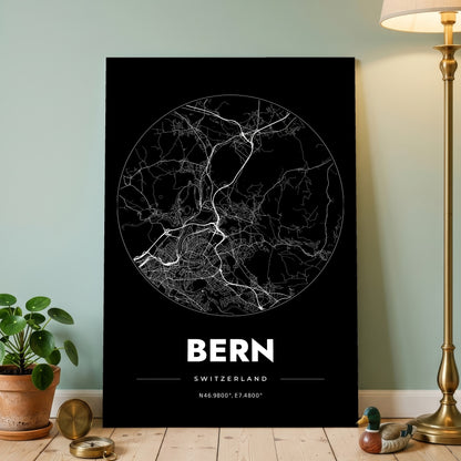 Bern Spot Map Poster