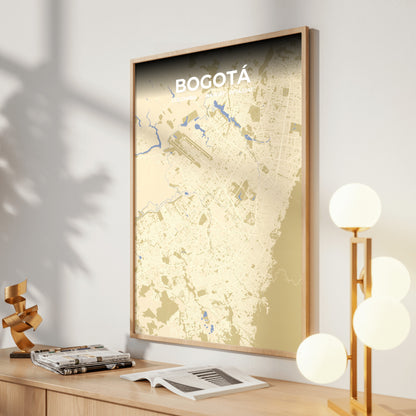 Bogotá Barn Map Poster