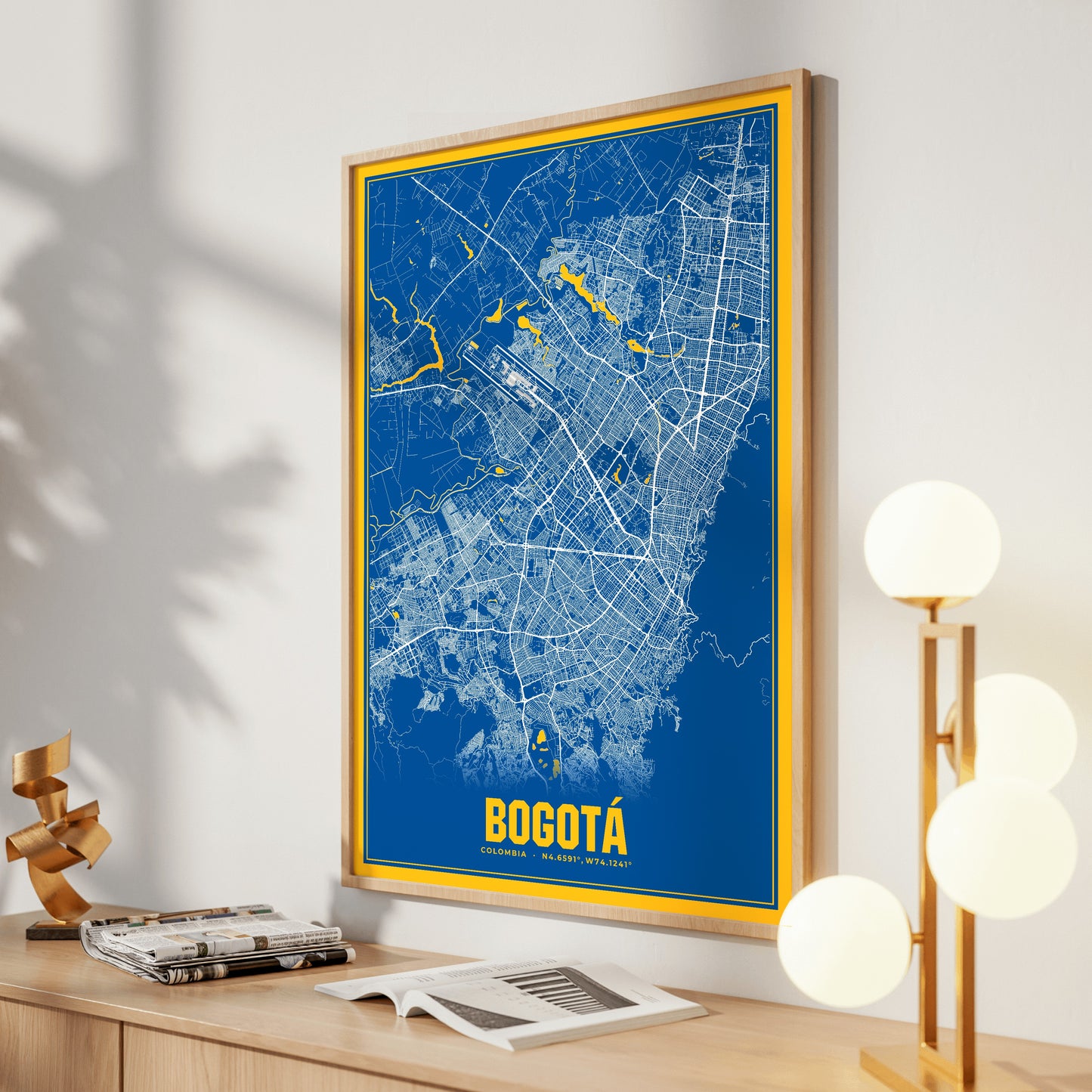 Bogotá Blockbuster Map Poster