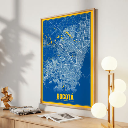 Bogotá Blockbuster Map Poster