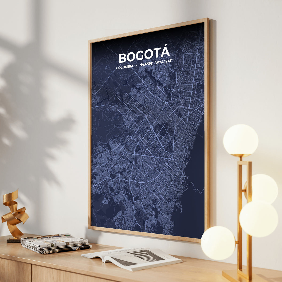 Bogotá Tide Map Poster