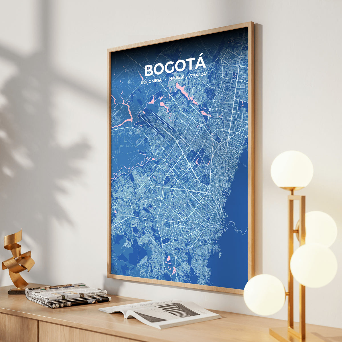 Bogotá Candy Map Poster