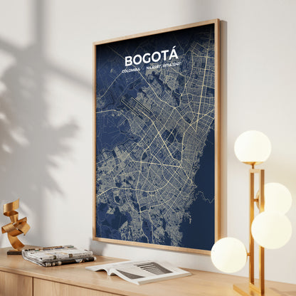 Bogotá Anchor Map Poster