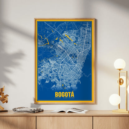 Bogotá Blockbuster Map Poster
