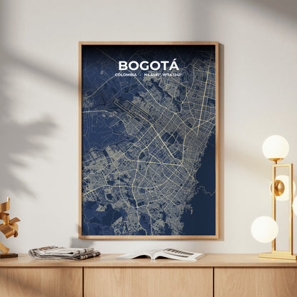 Bogotá Anchor Map Poster