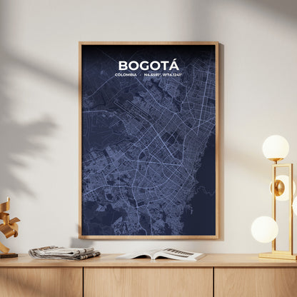 Bogotá Tide Map Poster