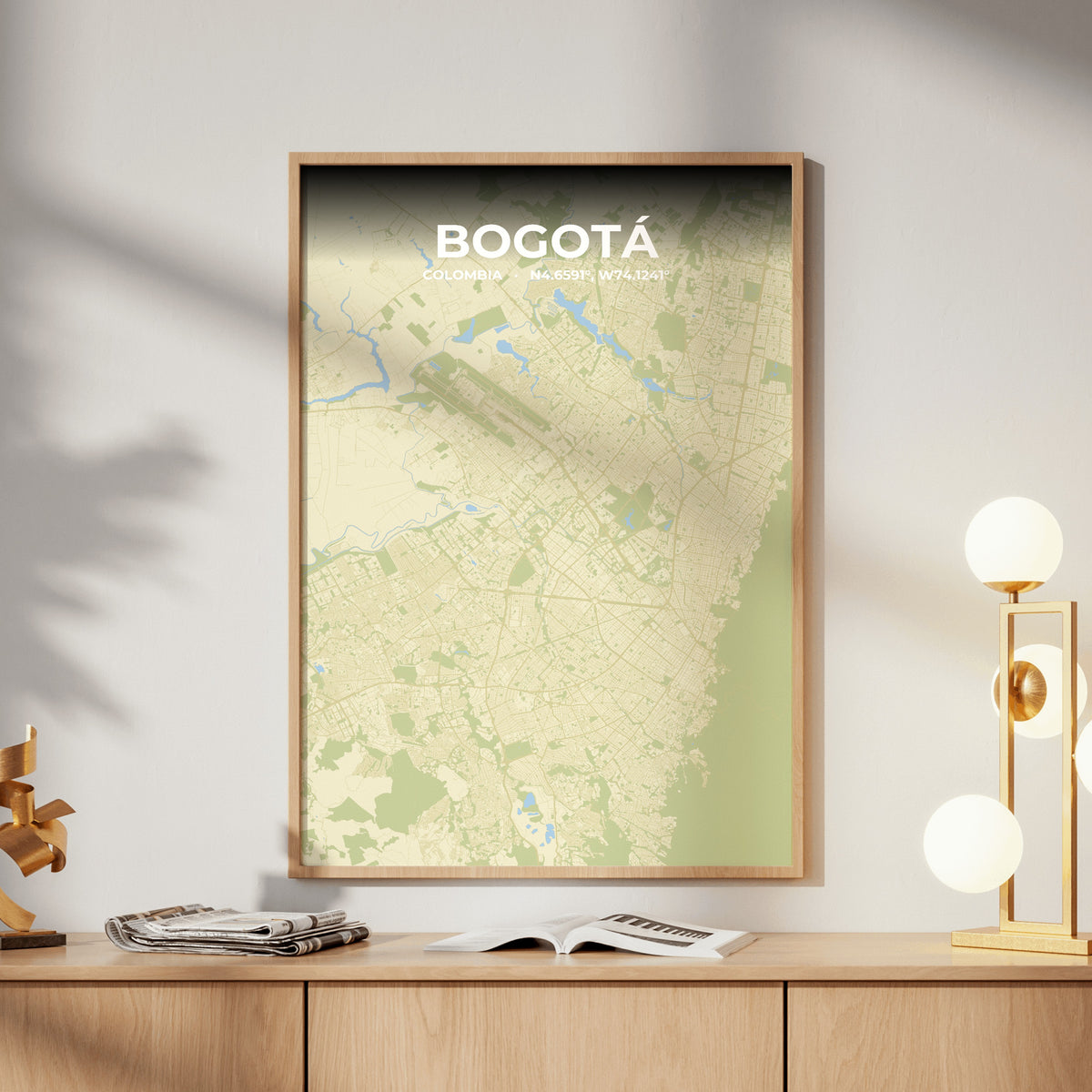 Bogotá Drift Map Poster