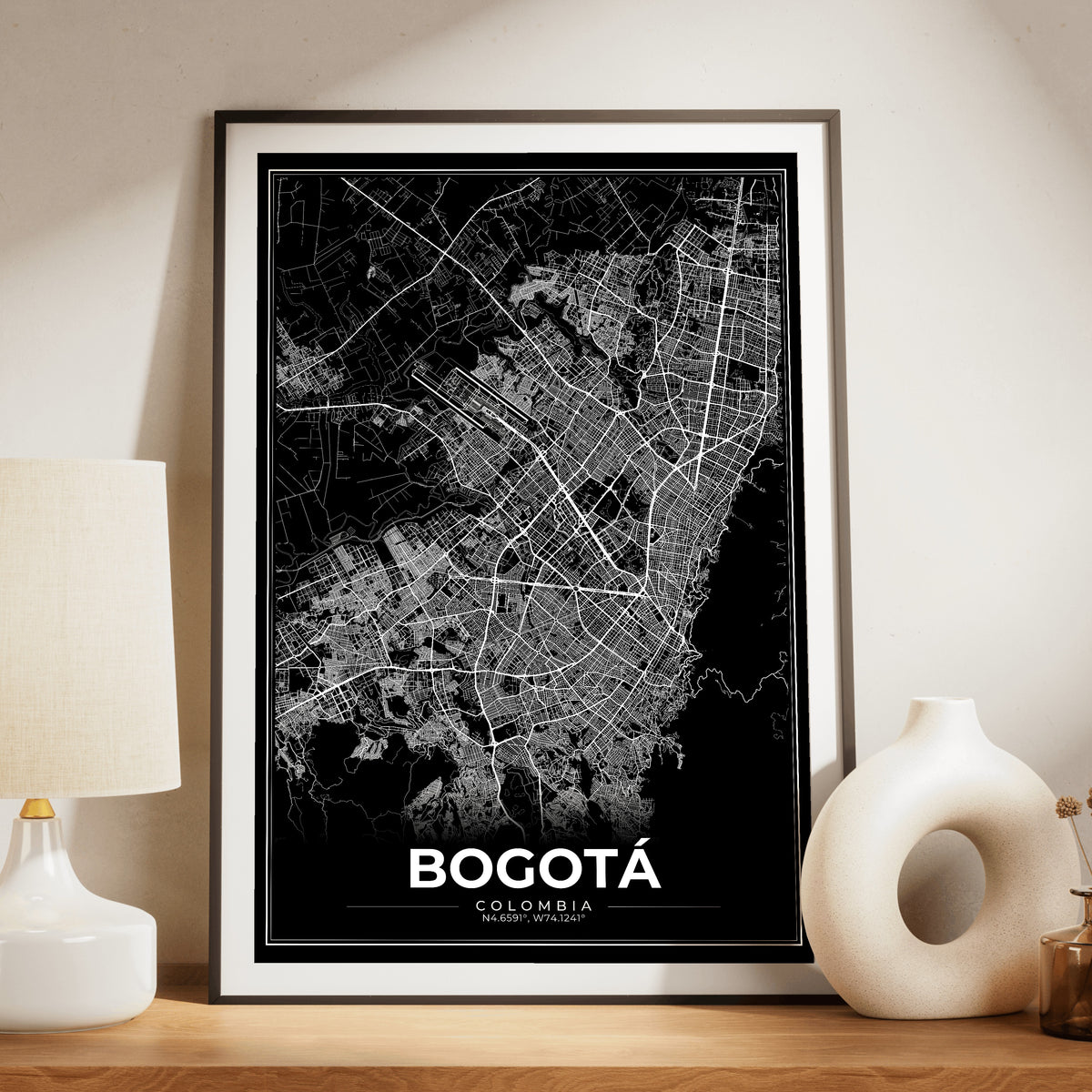 Bogotá Modern Map Poster