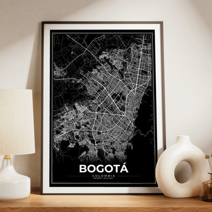 Bogotá Modern Map Poster