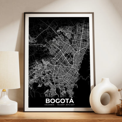 Bogotá Elegant Map Poster