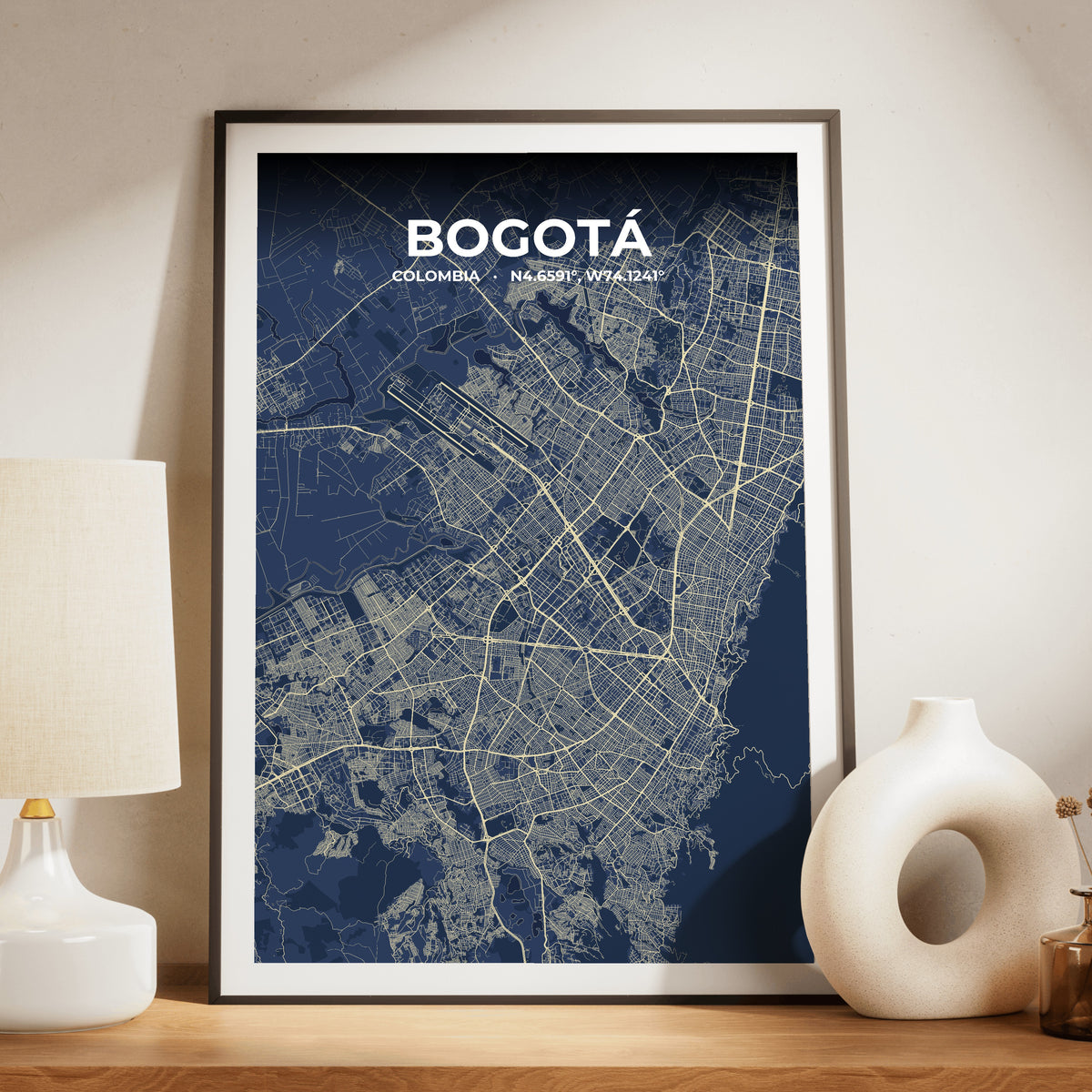 Bogotá Anchor Map Poster