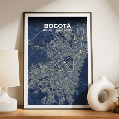 Bogotá Anchor Map Poster