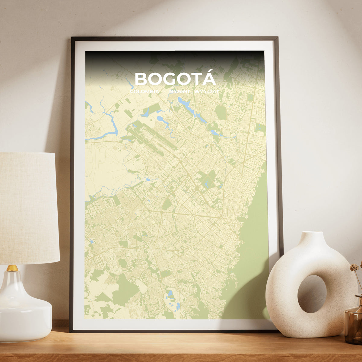 Bogotá Drift Map Poster