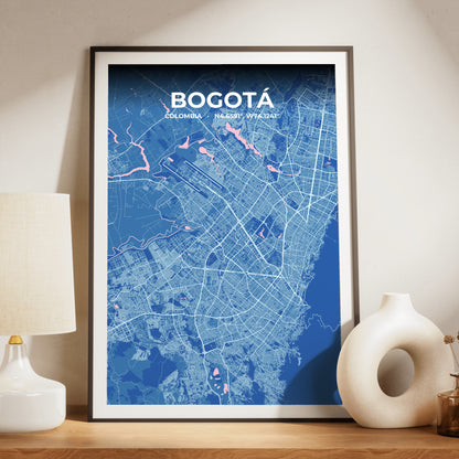 Bogotá Candy Map Poster
