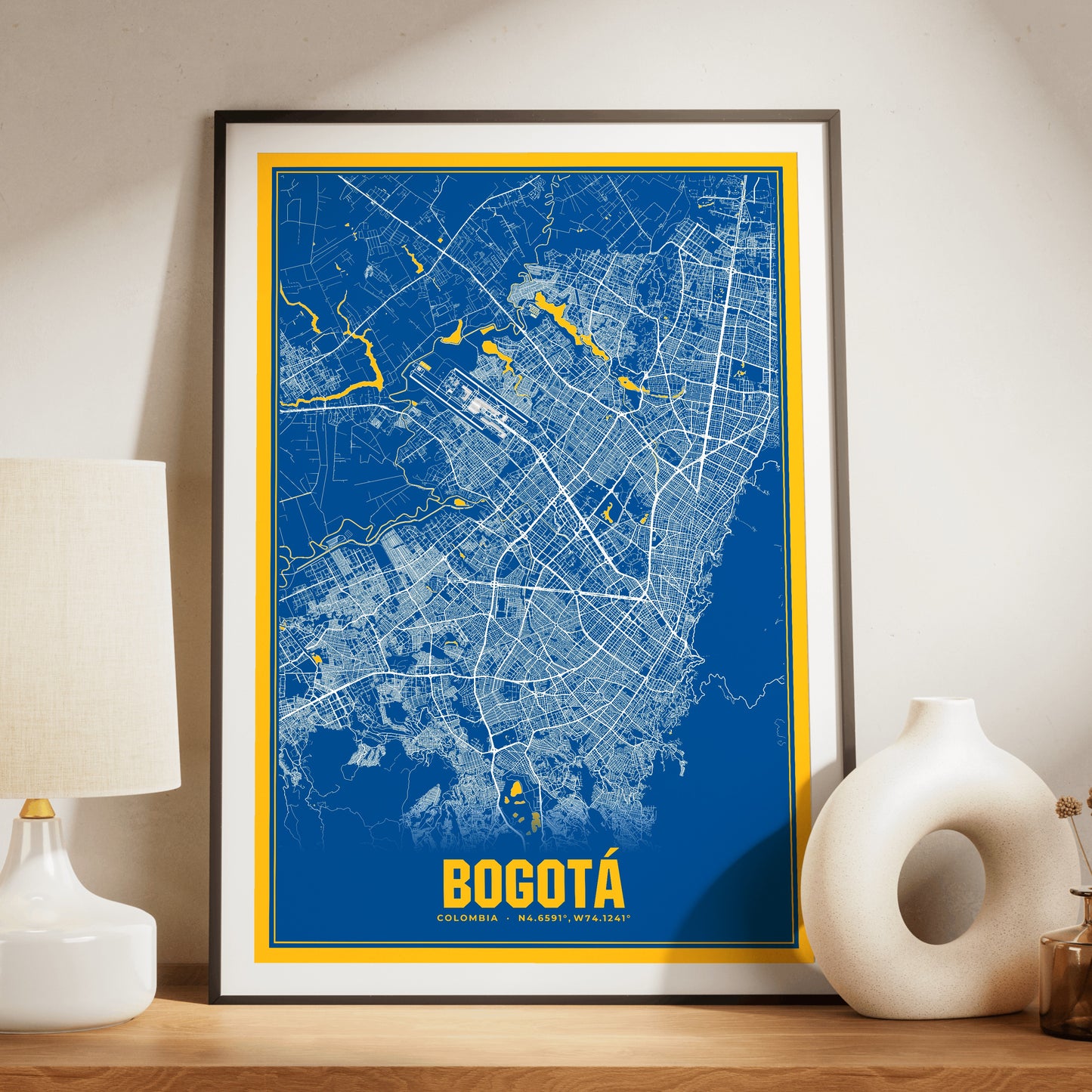 Bogotá Blockbuster Map Poster